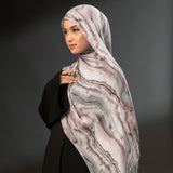 Viscose Printed Modal Seashell Watercolor