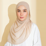 Ovel Shawl in Soft Nude (Lozy x Hamidah)