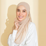 Ovel Shawl in Soft Nude (Lozy x Hamidah)