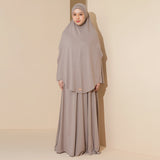 Saira Abaya Set Taupe