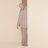 Saira Abaya Set Taupe