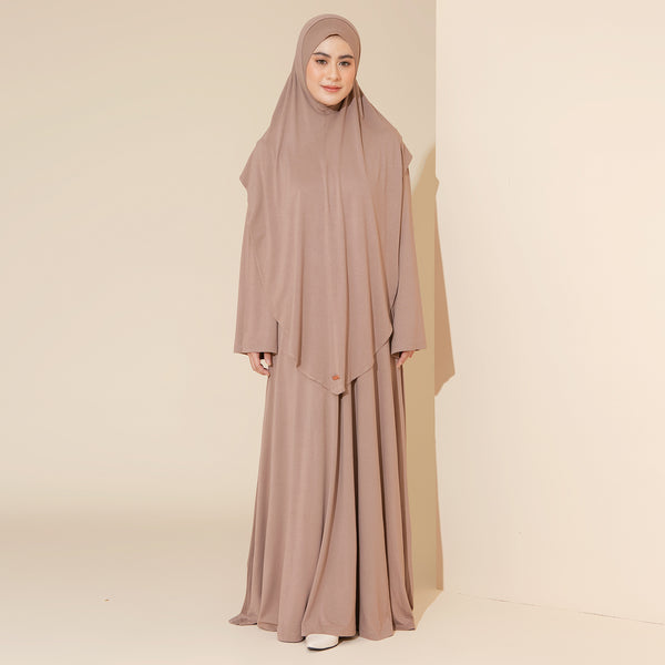 Saira Abaya Set Chocolate