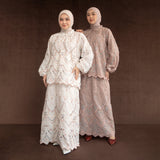 Floure Embroidery Set Old Rose L-XL Series 8