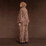 Floure Embroidery Set Seal Brown L-XL Series 8