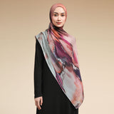 Viscose Printed Modal Seraphine Marble