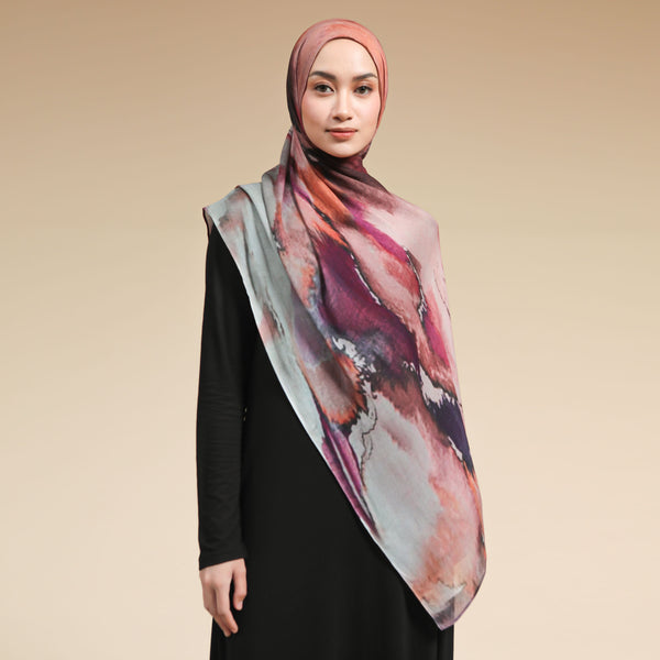 Viscose Printed Modal Seraphine Marble