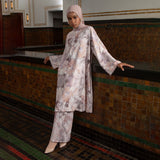 Noir Set (One Set Tunik Celana Pattern) Orchid S-M