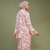 Serena Tunik One Set Series Blouse Skirt Pinkish