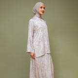 Serena Tunik One Set Series Blouse Skirt Almond Grey