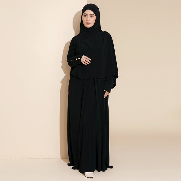 Hafisa Abaya Set Black