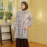 Leora Embroidery Tunik Mahogany