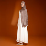 Viscose Crinkle Shawl Mahogany
