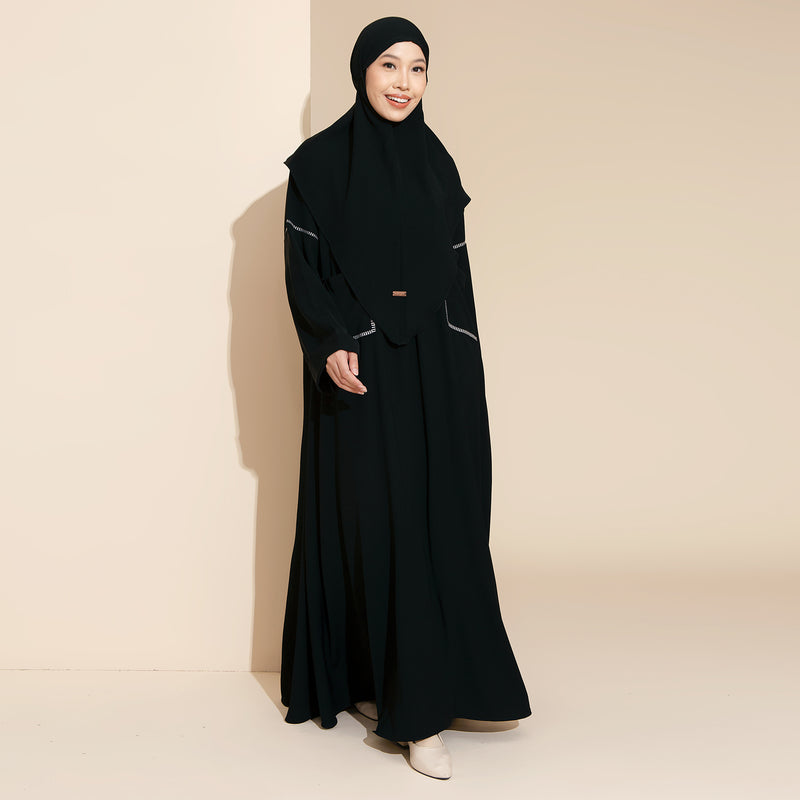 Pre Order Sahla Abaya Set Black