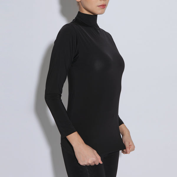 Inner Shirt Long Sleeves Jersey Cooltech Black