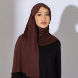 Tana Shawl (Pashmina Kaos Rayon) Coffee