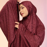 Najla Prayer Set Burgundy