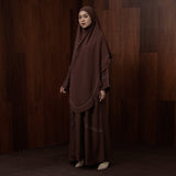 Havina Abaya Set Mahogany New Material