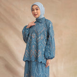 Floure Embroidery Set Steel Blue L-XL Series 8