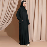 Haila Abaya Knit Black