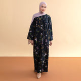 Amora Abaya Dress Midnight Bloom S-M