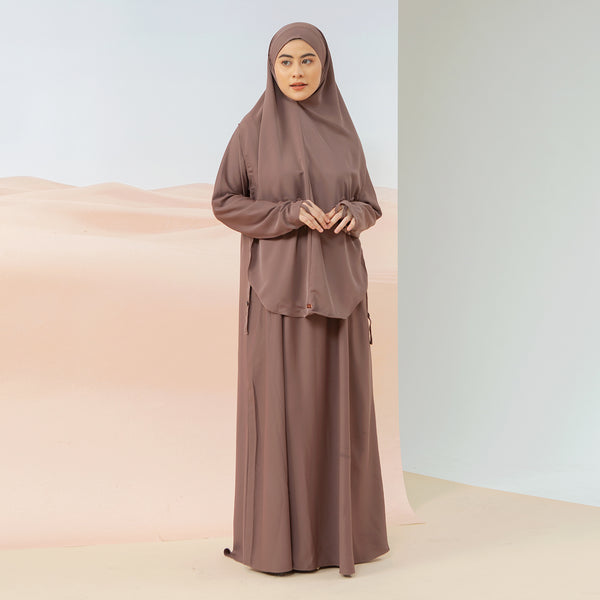Haza Abaya Set Coffee