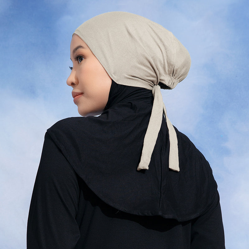 Inner Basic Tie Back Cream Almond