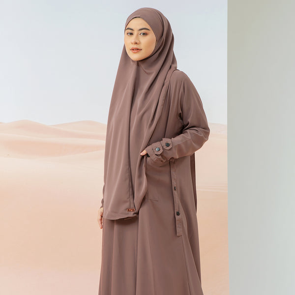 Haza Abaya Set Coffee