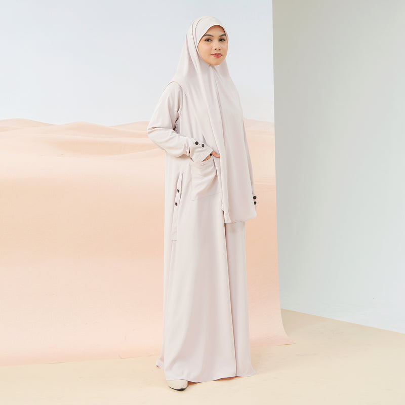 Haza Abaya Set Peony