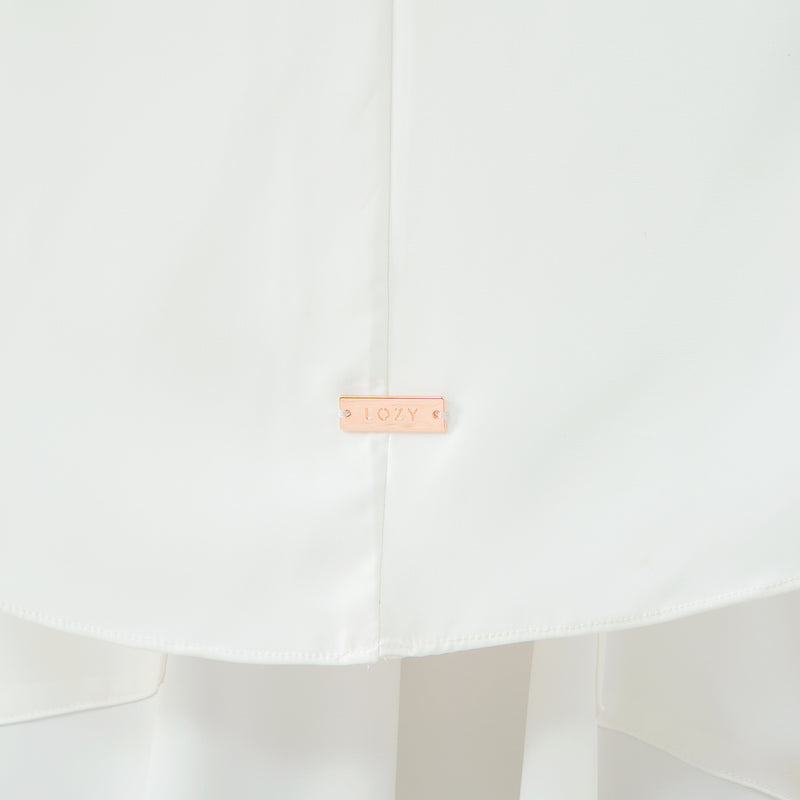 Haza Abaya Set Broken White