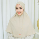 Biyya Instan (Bergo Crinkle) Ivory