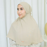 Biyya Instan (Bergo Crinkle) Ivory