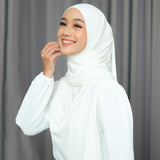 Tana Oval Shawl Broken White