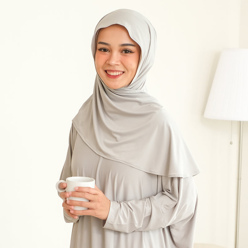 Najma Shawl Light Grey