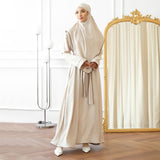 Hafiza Abaya Set Ivory