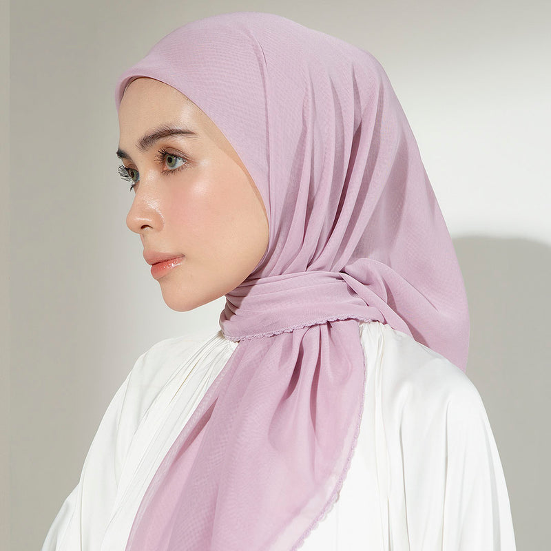 Paris Embroidery Signature Square Lilac (Lozy X Hamidah)