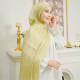 Yora Silk Shawl Lime