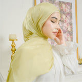 Yora Silk Shawl Lime