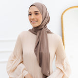 Tana Oval Shawl Hazelnut