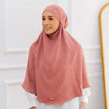 Halima French Khimar Old Tan