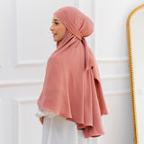 Halima French Khimar Old Tan