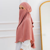 Halima French Khimar Old Tan