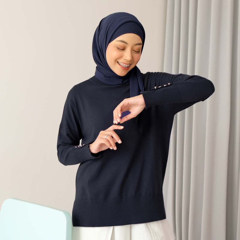 Michi Knit Navy (New Materials)