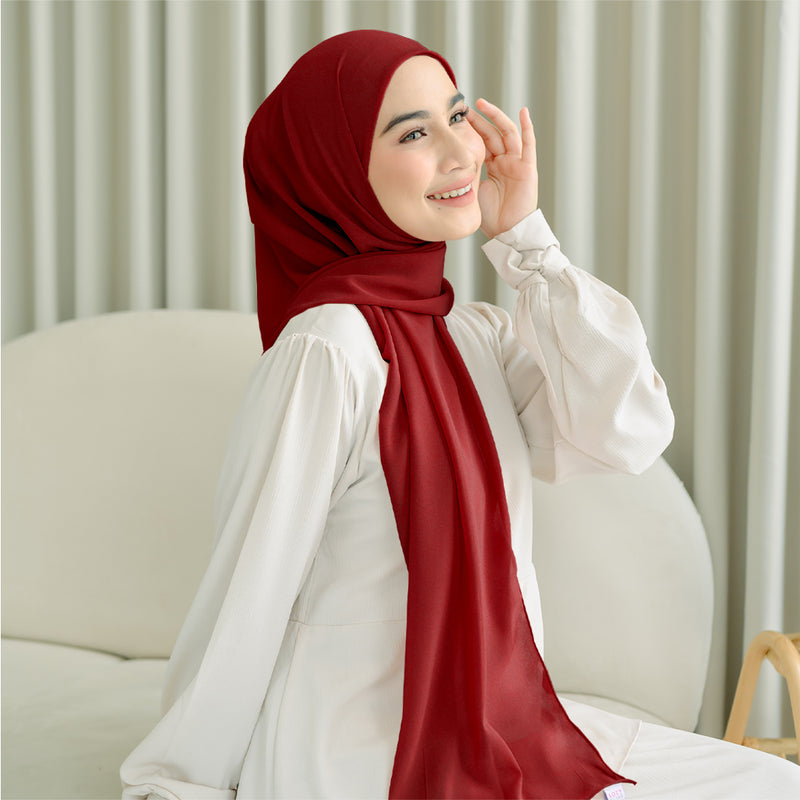 Bawal Inner Oval Maroon