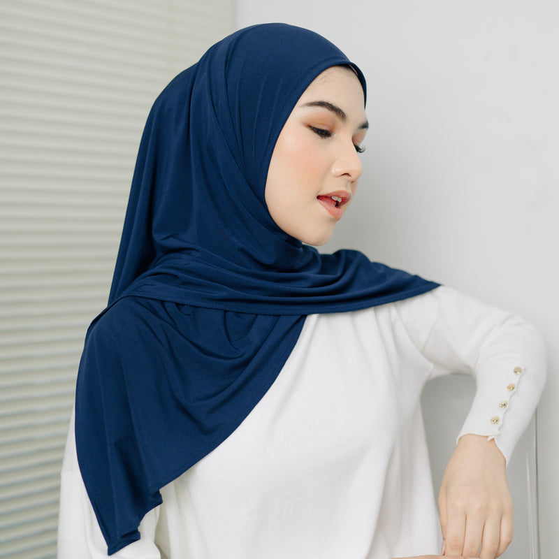 Qiya Instan Square New Series (Segiempat Instan) Navy