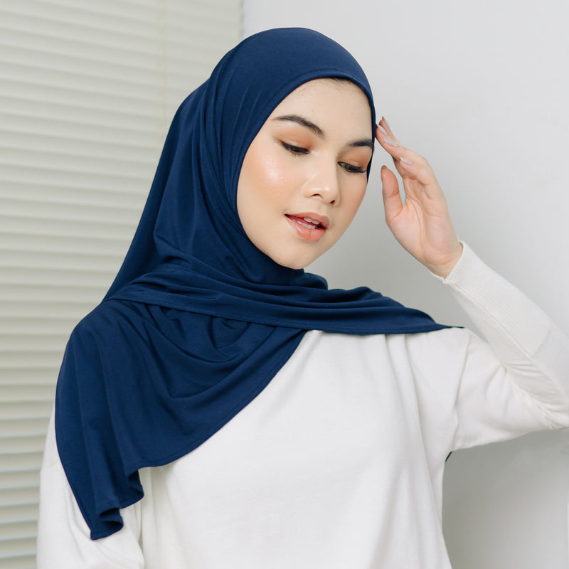 Qiya Instan Square New Series (Segiempat Instan) Navy