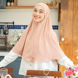 Biyya Instan (Bergo Crinkle) Peony