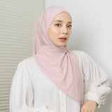 Qiya Instan Square New Series (Segiempat Instan) Pink Pastel