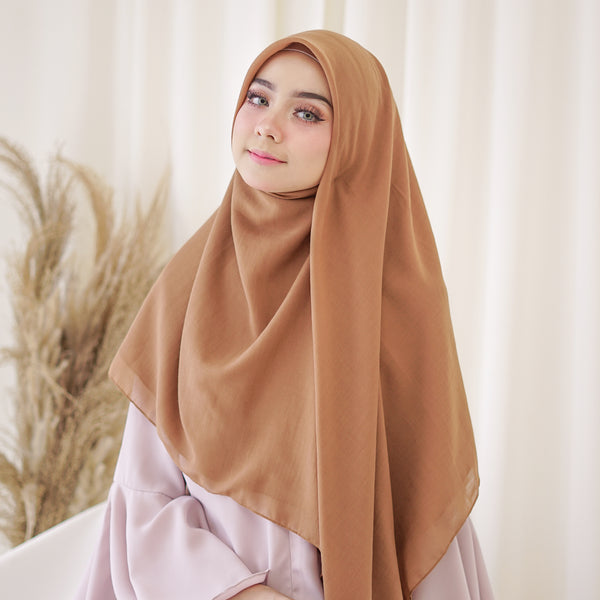 Mima Square Syari (Hijab Segiempat Syari) Terracotta