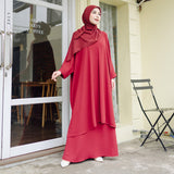 Haifa Tunik Set Red