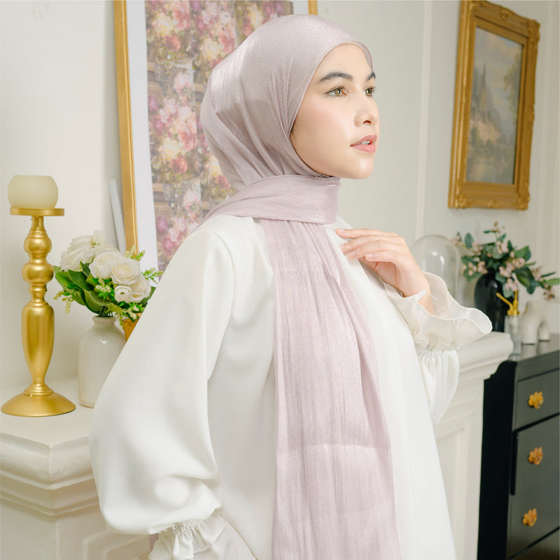 Yora Silk Shawl Soft Lilac